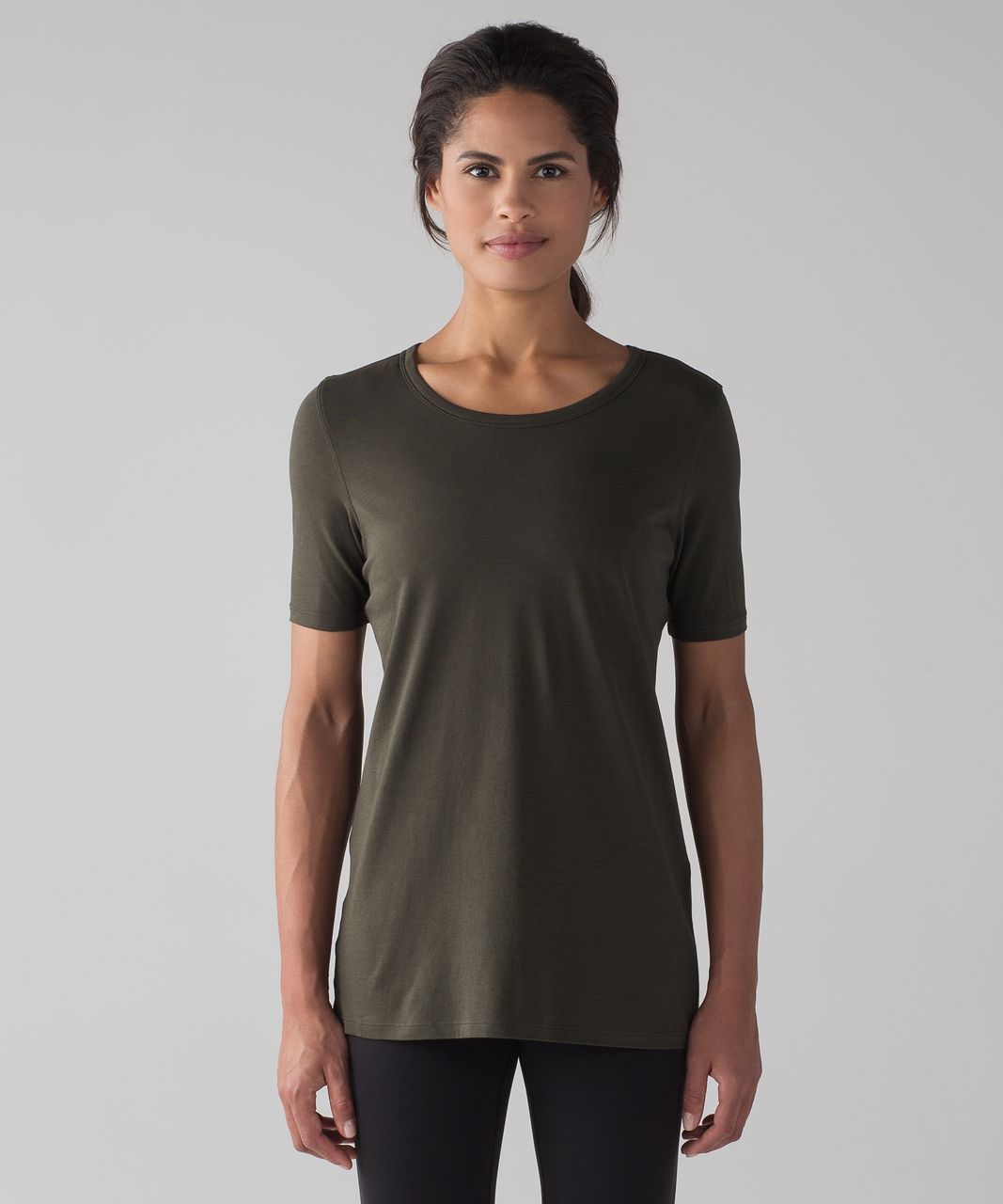 Lululemon Love Tee Crew II - Dark Olive