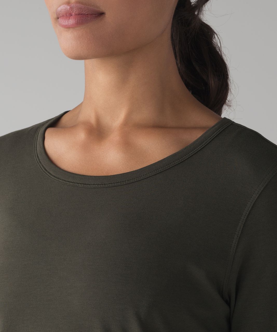 Lululemon Love Tee Crew II - Dark Olive