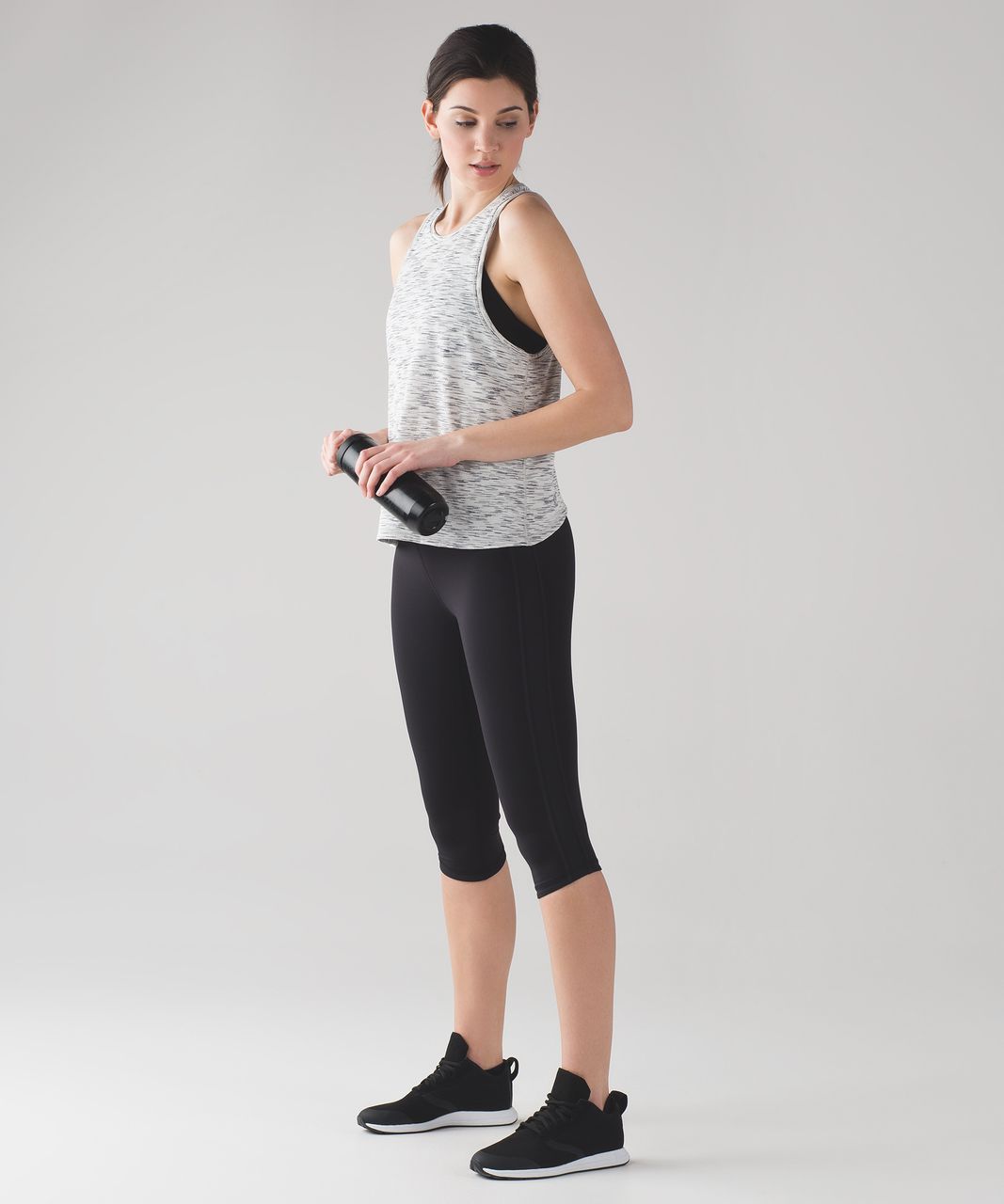 Lululemon Squad Goals Crop (17") - Black