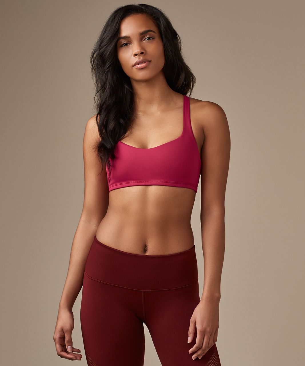 Lululemon Free To Be Bra - Ruby Red - lulu fanatics