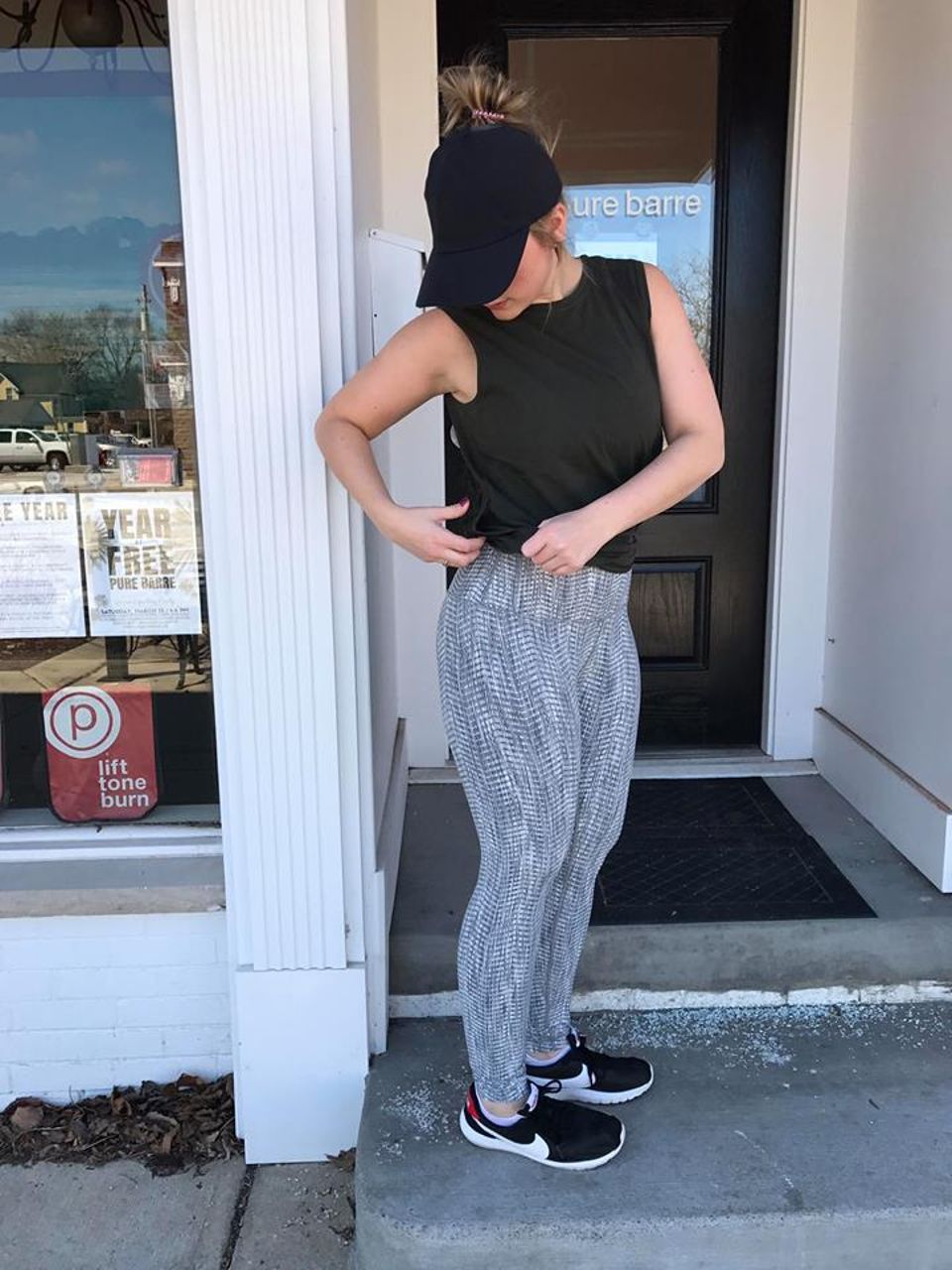 Lululemon Wunder Under Hi-Rise Tight *28 - Luon Arrow Jacquard Battleship  Silver Spoon - lulu fanatics