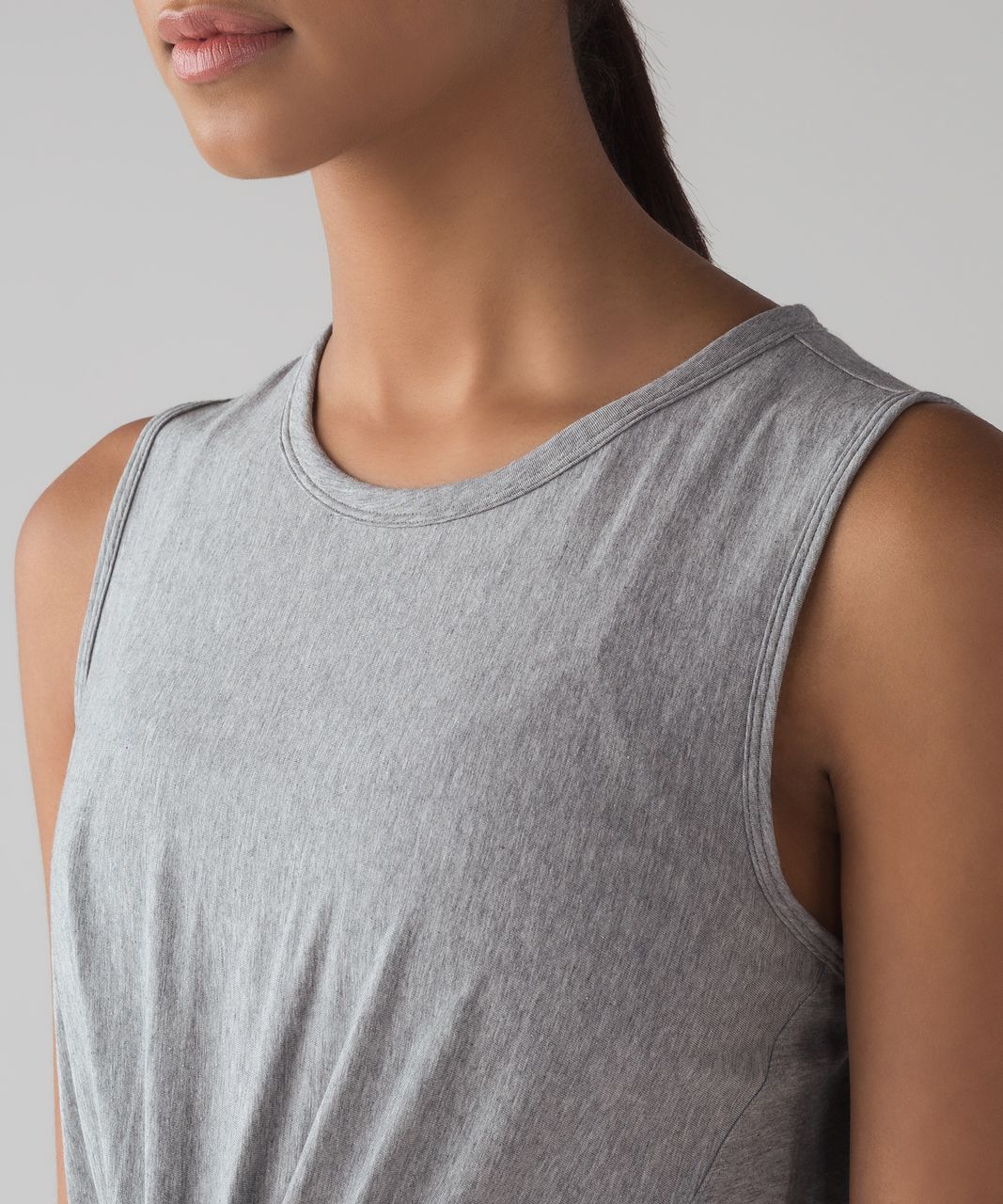 Lululemon Crescent Tank - Heathered Medium Grey - lulu fanatics