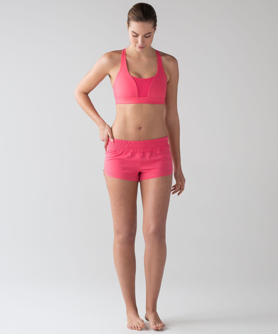 lululemon athletica, Shorts, Lululemon Lip Gloss Swell Chaser Short