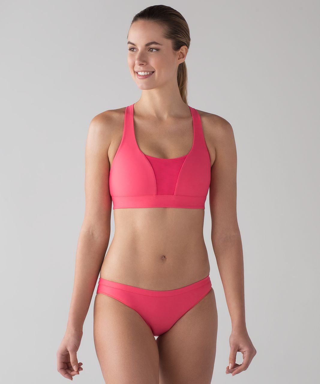 Lululemon Vitalize Swim Bra - Black - lulu fanatics