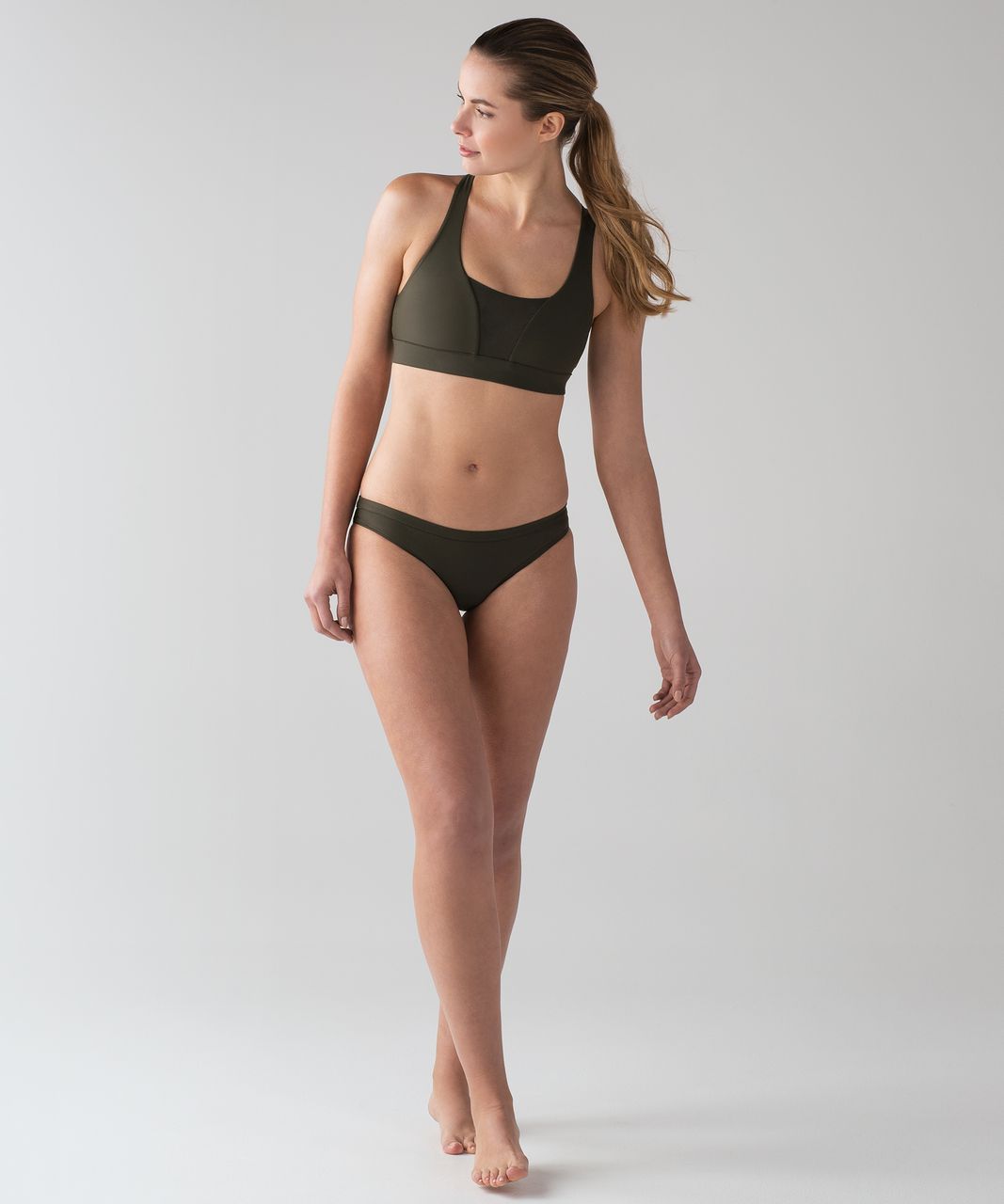 Lululemon Suns Out Bikini II - Dark Olive