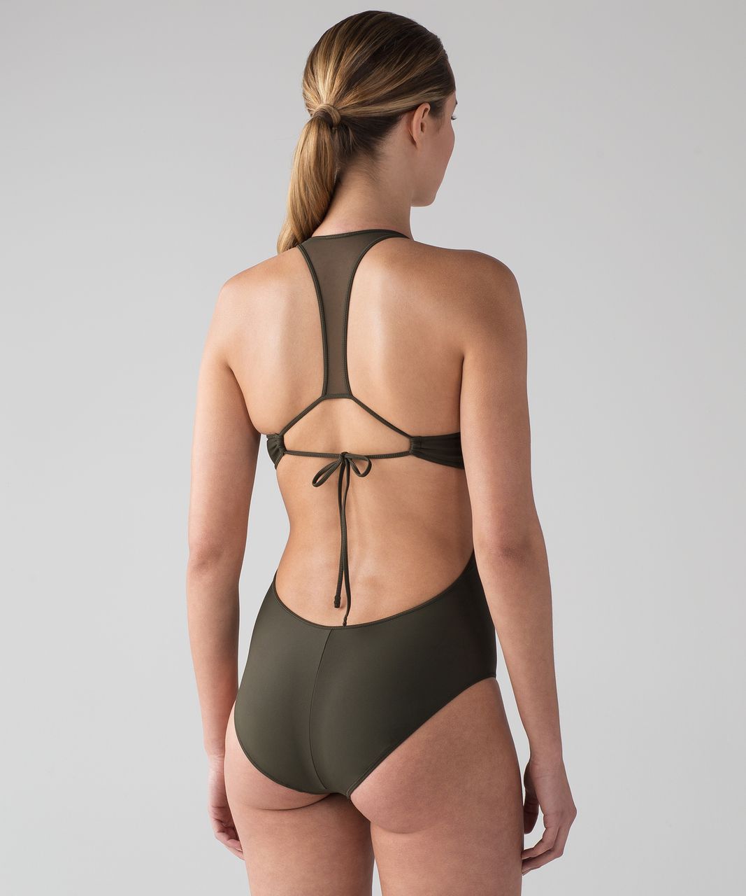 Lululemon Race With Me One Piece - Dark Olive