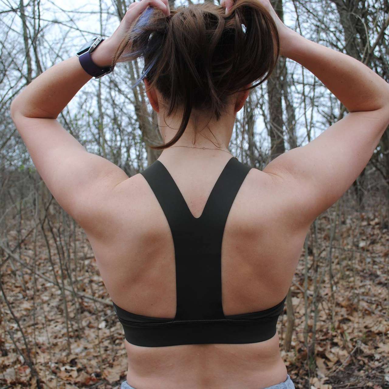 Lululemon Fast & Free Bra - Dark Olive