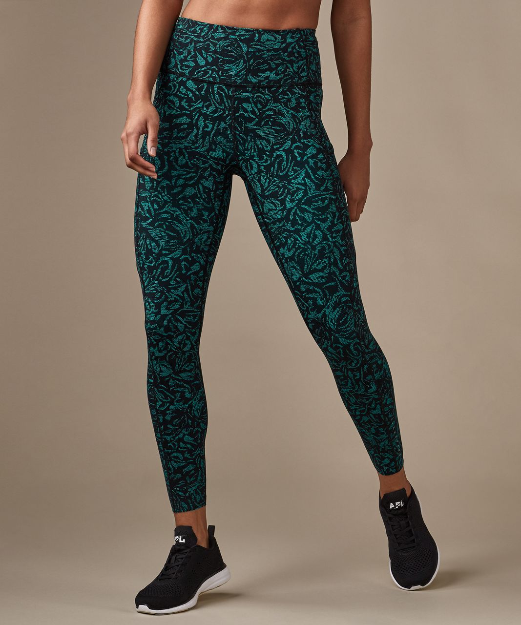 Lululemon Fast & Free 7/8 Tight - Thrive Viridian Green Black - lulu  fanatics