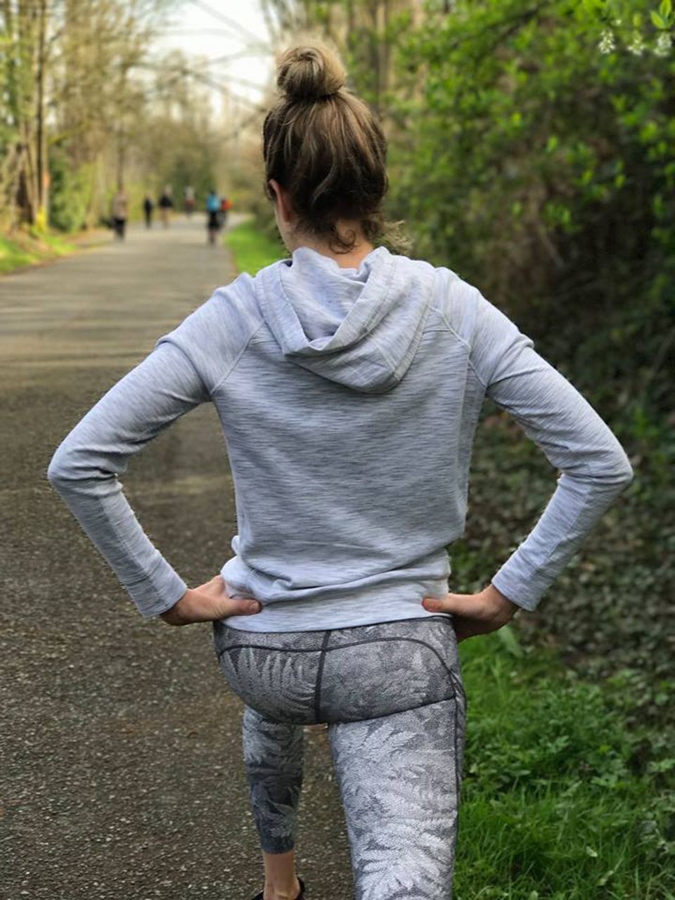 Lululemon Fast & Free 7/8 Tight - Kindred Spirit Alpine White Multi