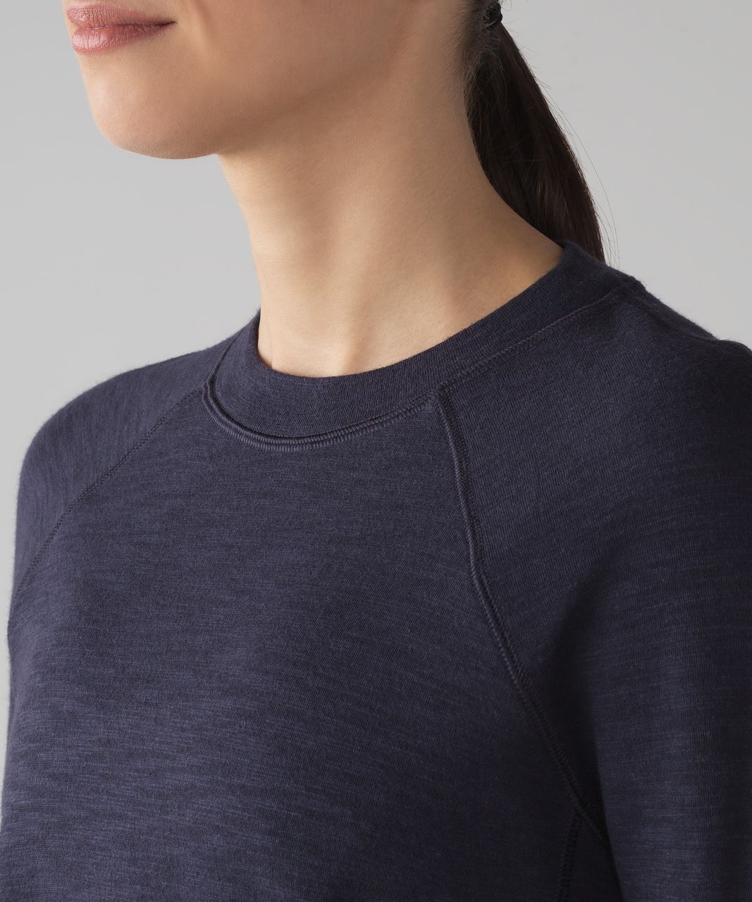 Lululemon More Than Modal Crew - Midnight Navy / Black