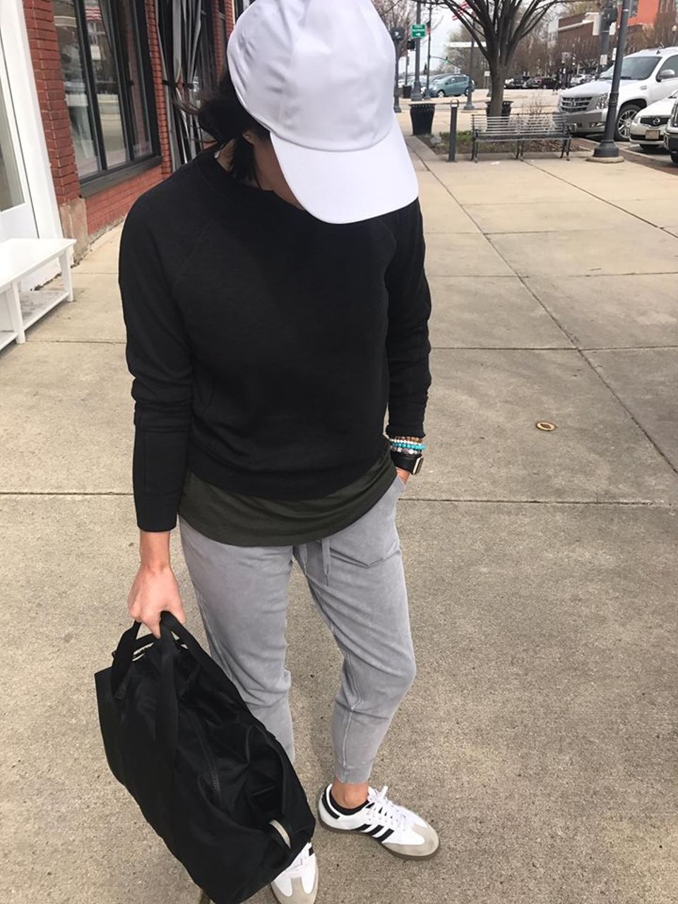 Lululemon More Than Modal Crew - Black / Black