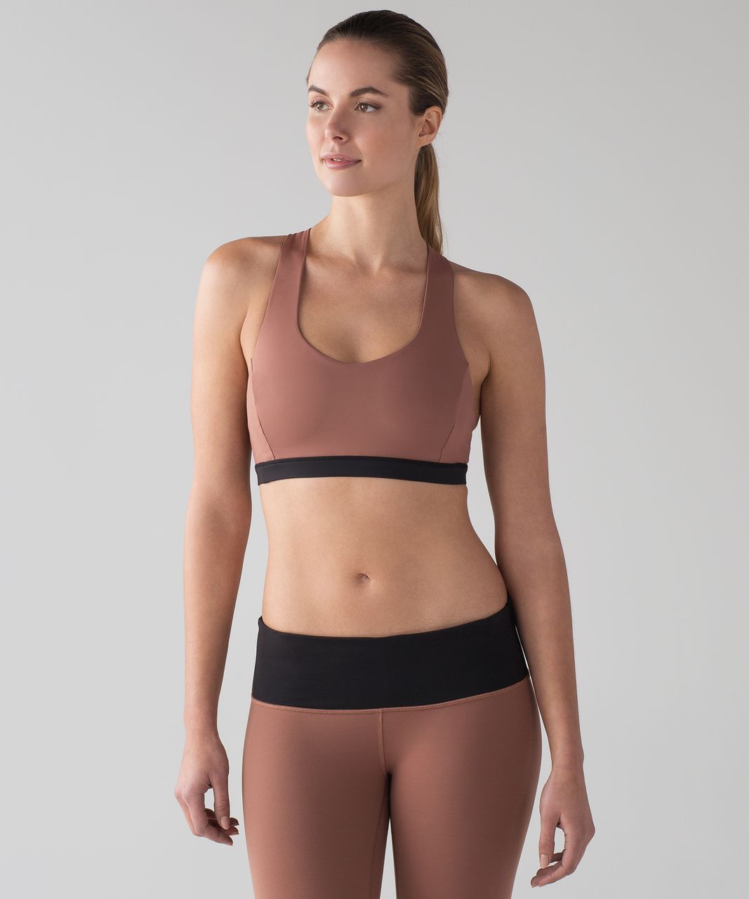 Lululemon Free To Be Serene Bra - Henna / Black