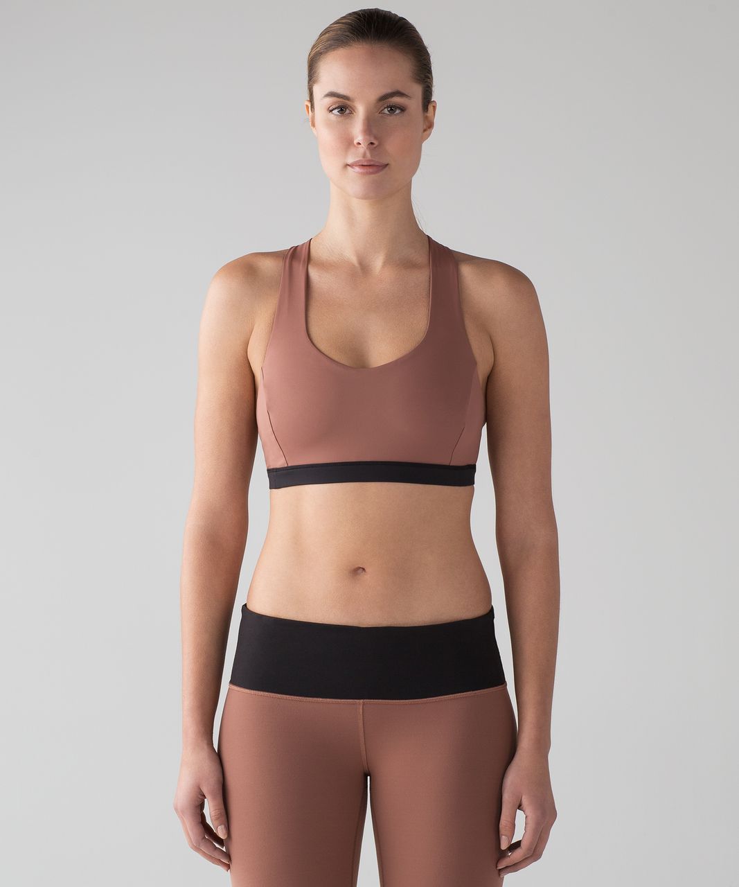 Lululemon Free To Be Serene Bra - Henna / Black