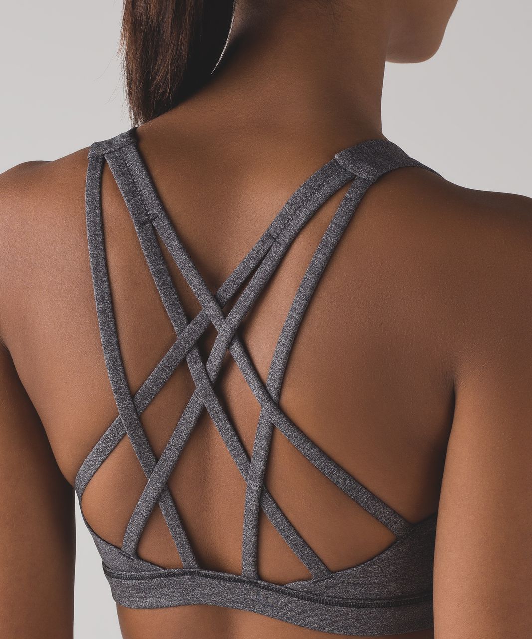 Lululemon Free To Be Serene Bra - Heathered Black