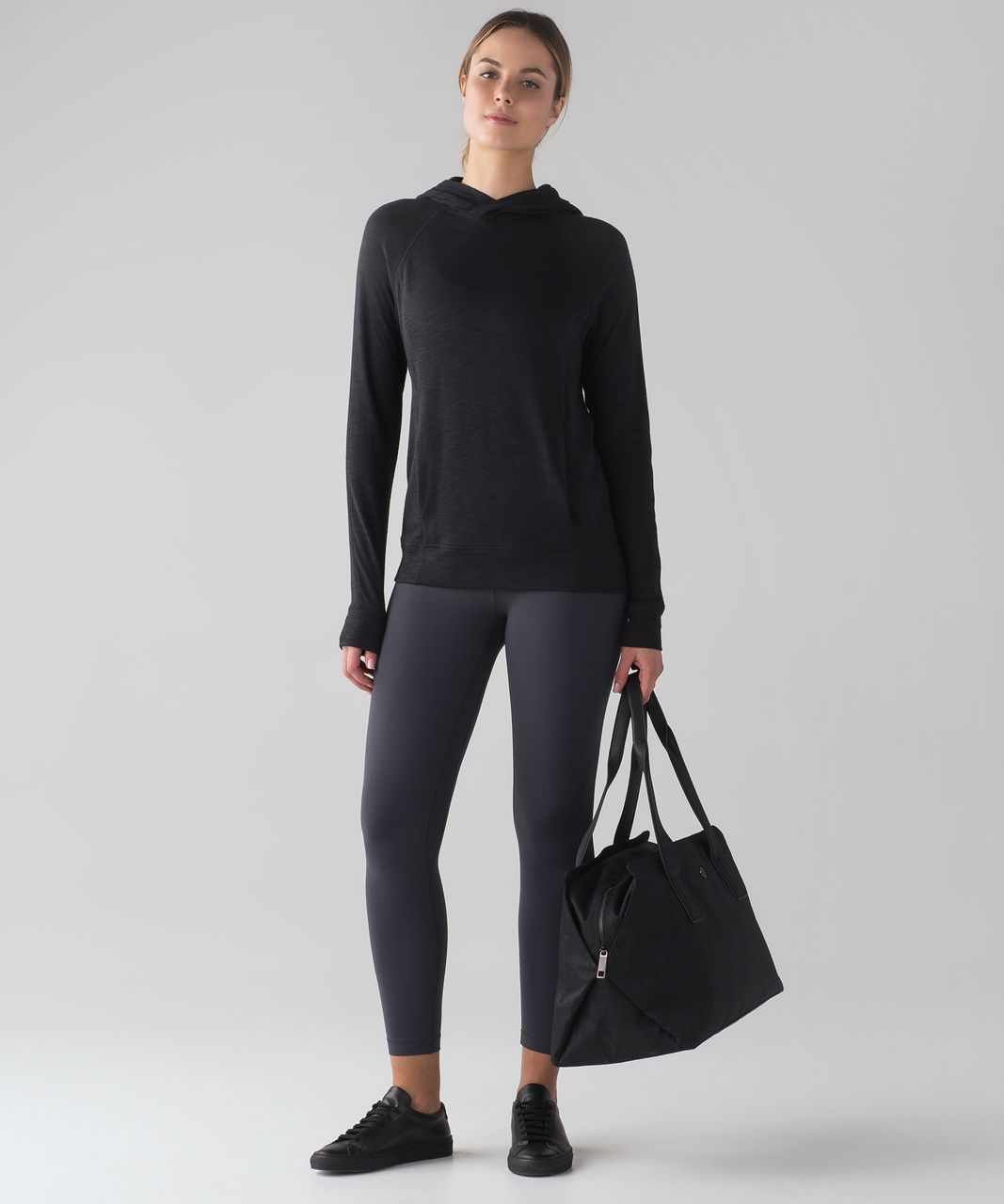 Lululemon More Than Modal Hoodie - Black / Black