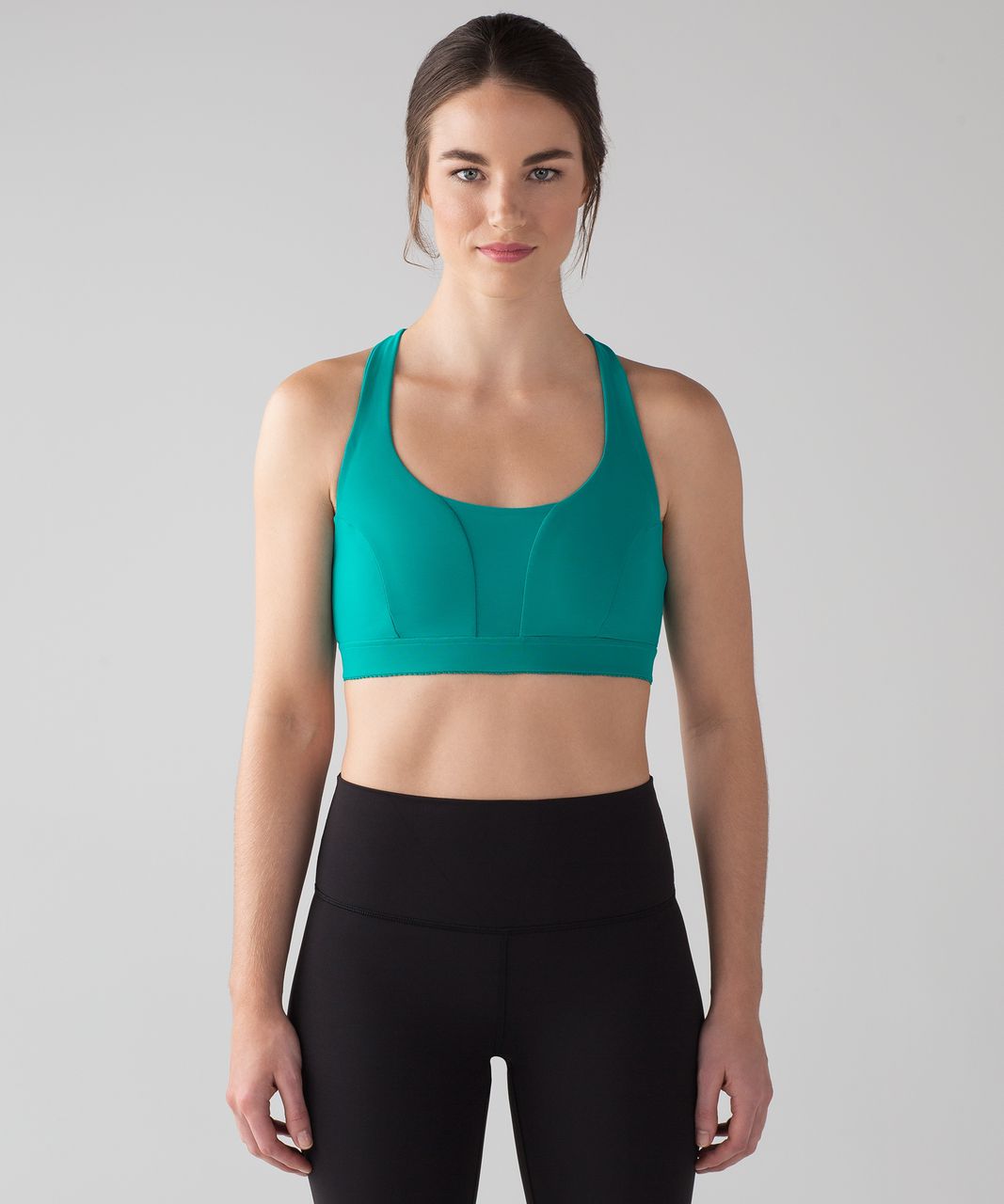 Lululemon All Day Ease Bra - Viridian Green - lulu fanatics