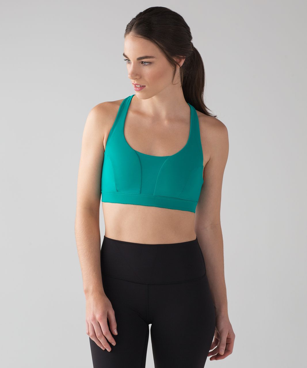 Lululemon All Day Ease Bra - Viridian Green - lulu fanatics