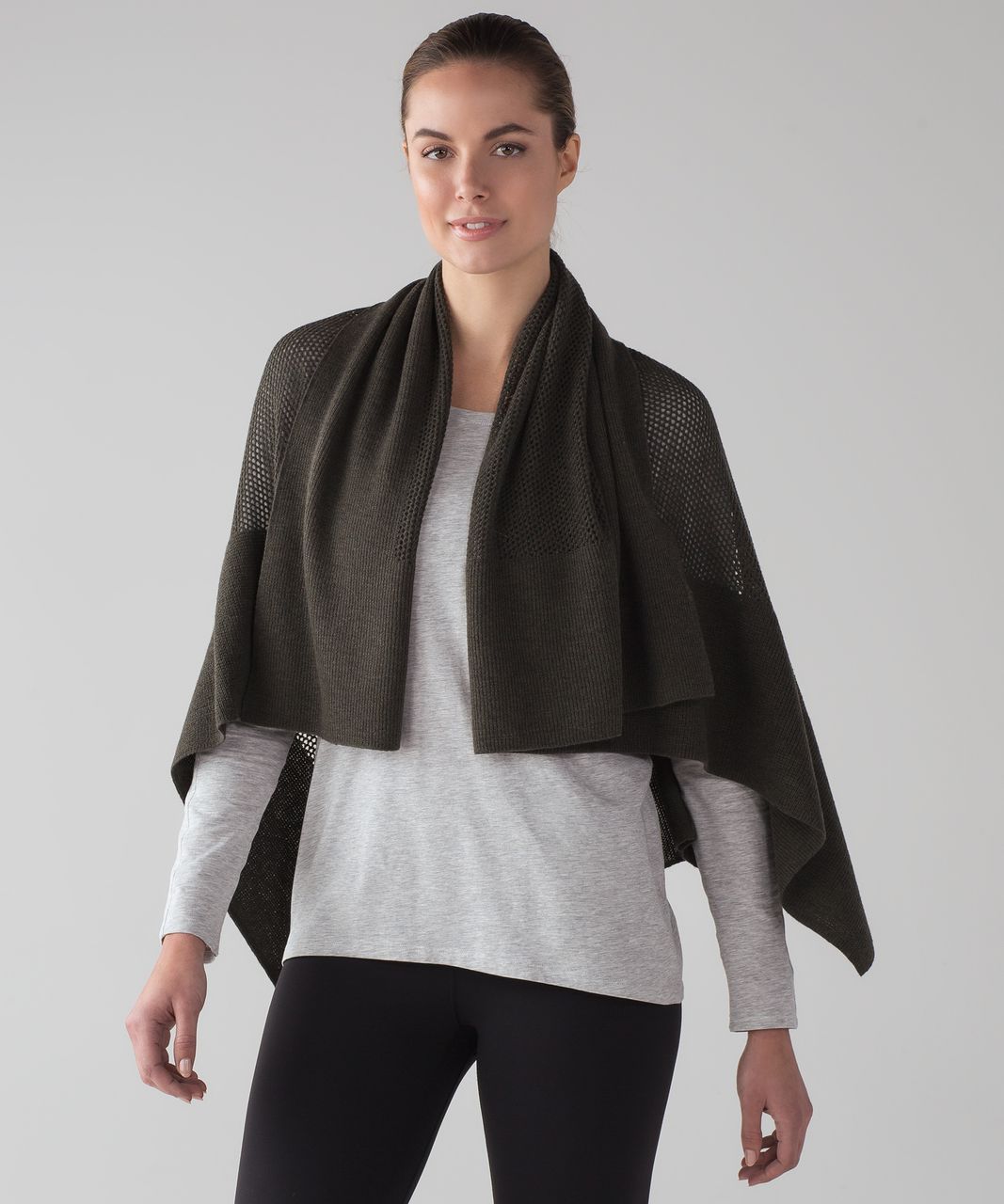 Lululemon Padma Scarf - Heathered Dark Olive