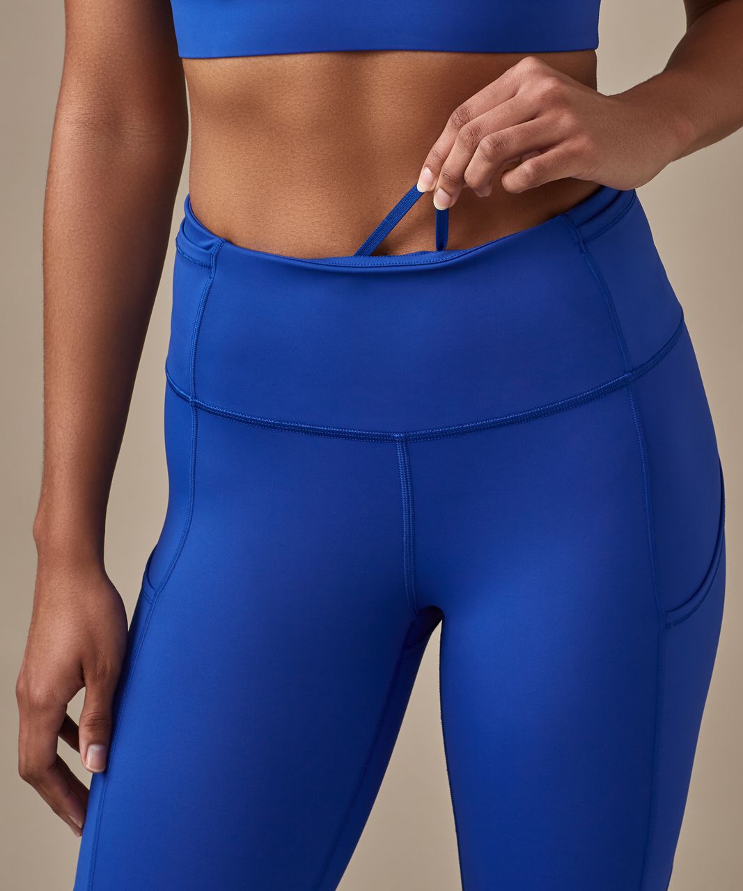 Lululemon Fast & Free 7/8 Tight (Nulux 25) - Jet Stream - lulu fanatics