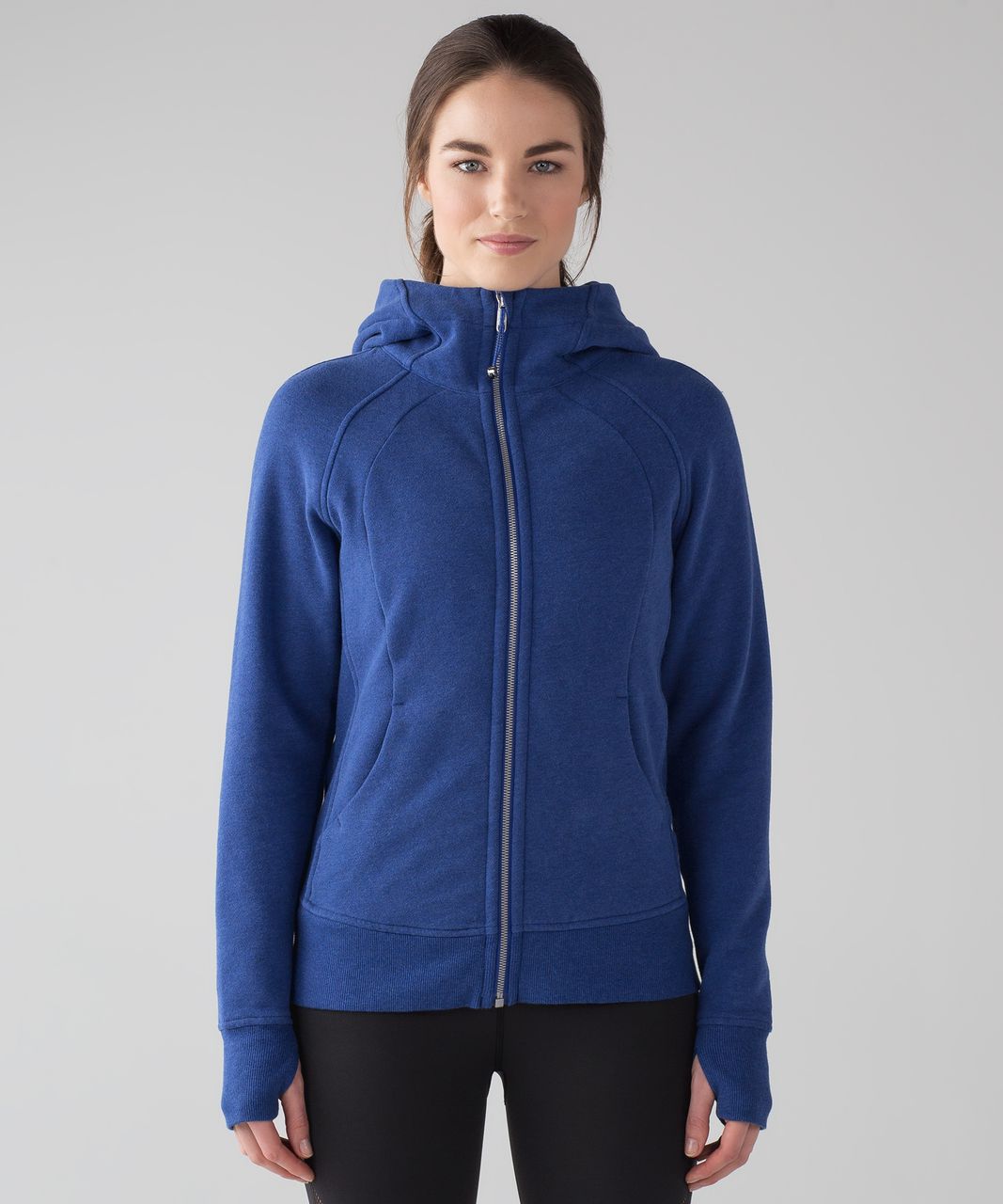 Lululemon Scuba Hoodie IV - Heathered Jet Stream - lulu fanatics