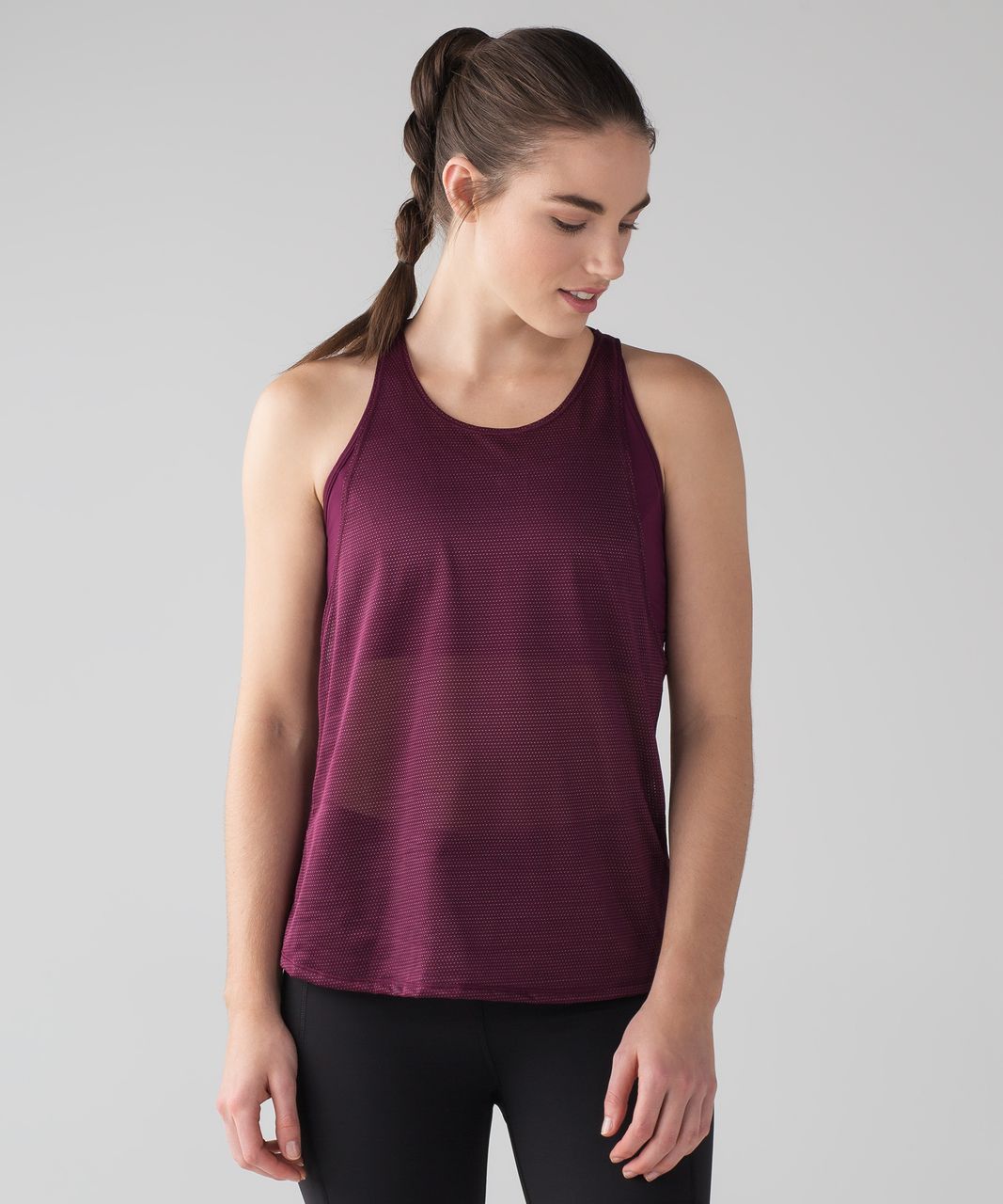 Lululemon Push Ur Limits Tank - Deep Zinfandel - lulu fanatics