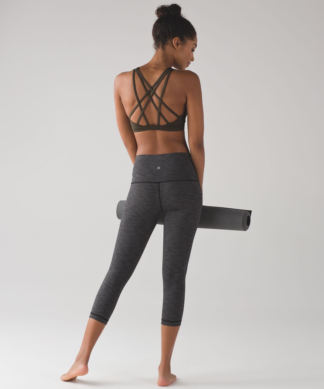 Lululemon Free To Be Serene Bra - Dark Olive - lulu fanatics