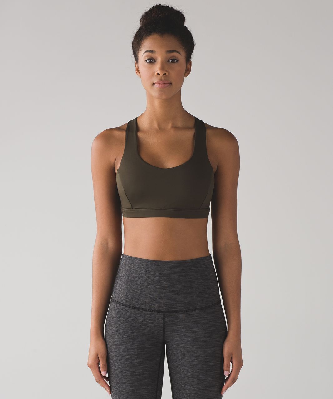 Lululemon Free To Be Serene Bra - Dark Olive