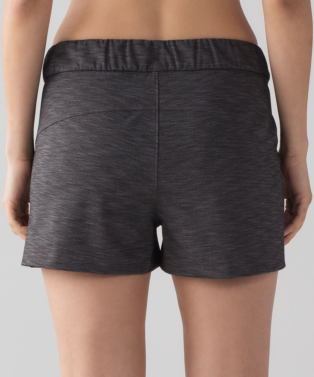 Lululemon On The Fly Short (3") - Heathered Black