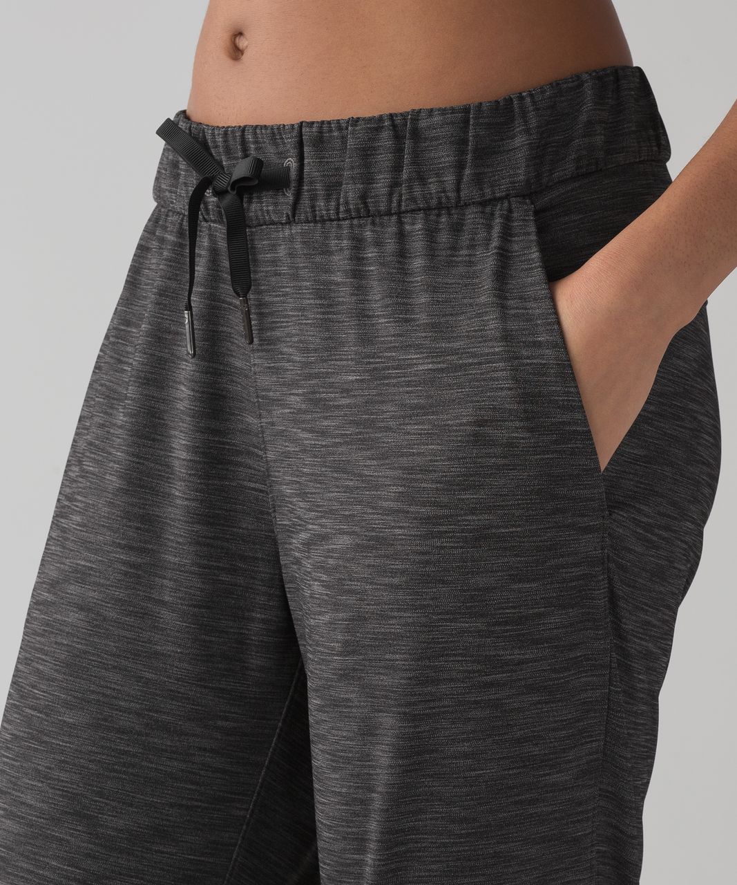 Lululemon Heathered Black On The Fly Pant Size 8 – DYL Fashions