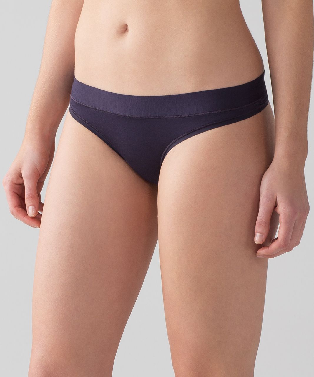 Lululemon Mula Bandhawear Thong - Black Grape