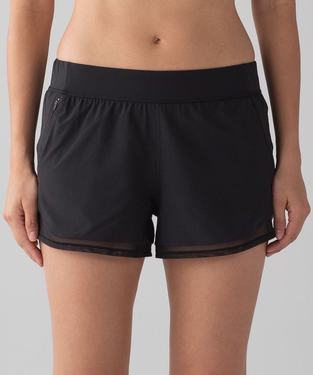 Lululemon Two With One Short (Reversible 3") - Formation Alpine White Black / Black