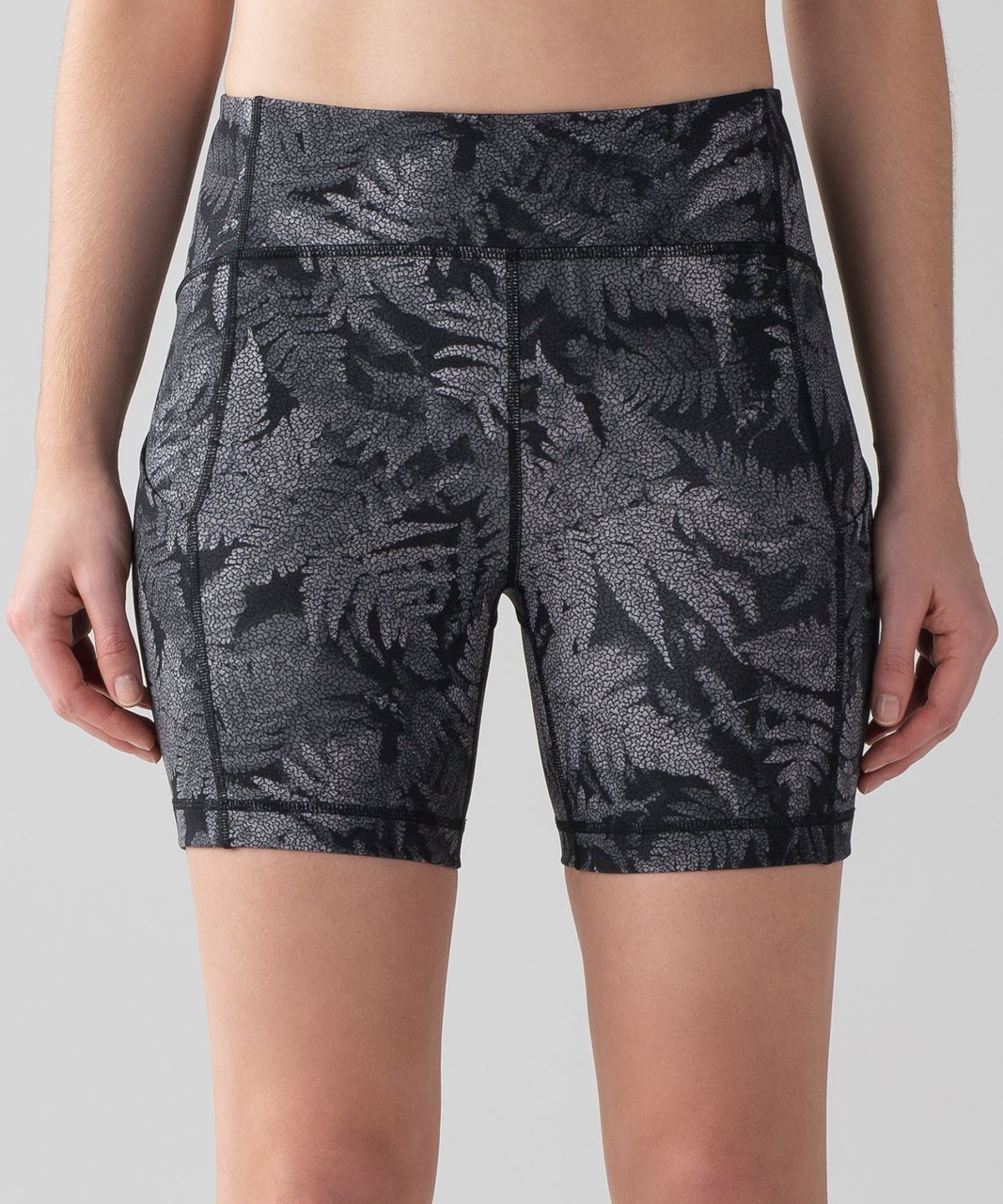 Lululemon Sole Training Short (6") - Kindred Spirit Black Multi / Black