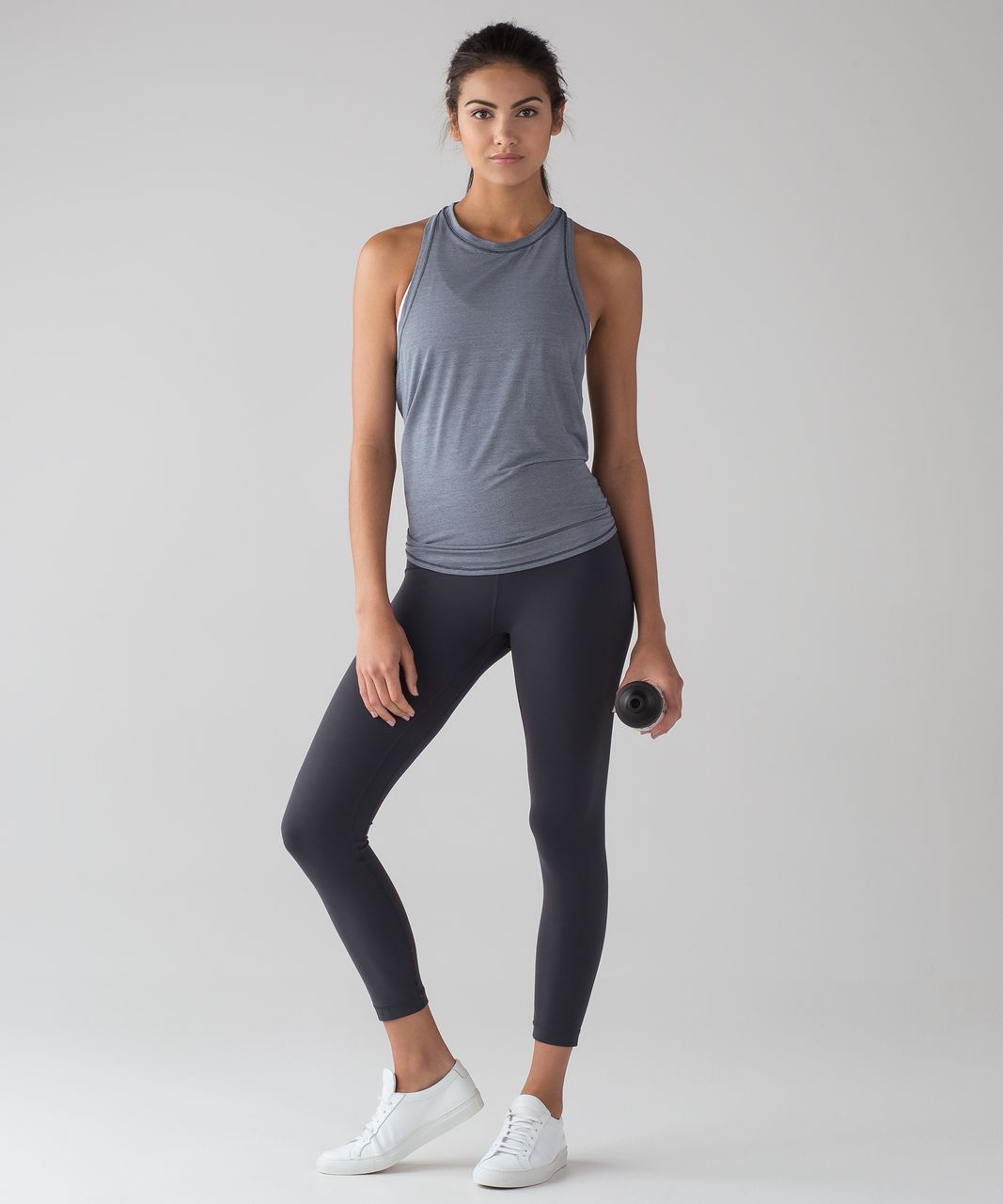 Lululemon Back At It Again Tank - Heathered Slate - lulu fanatics