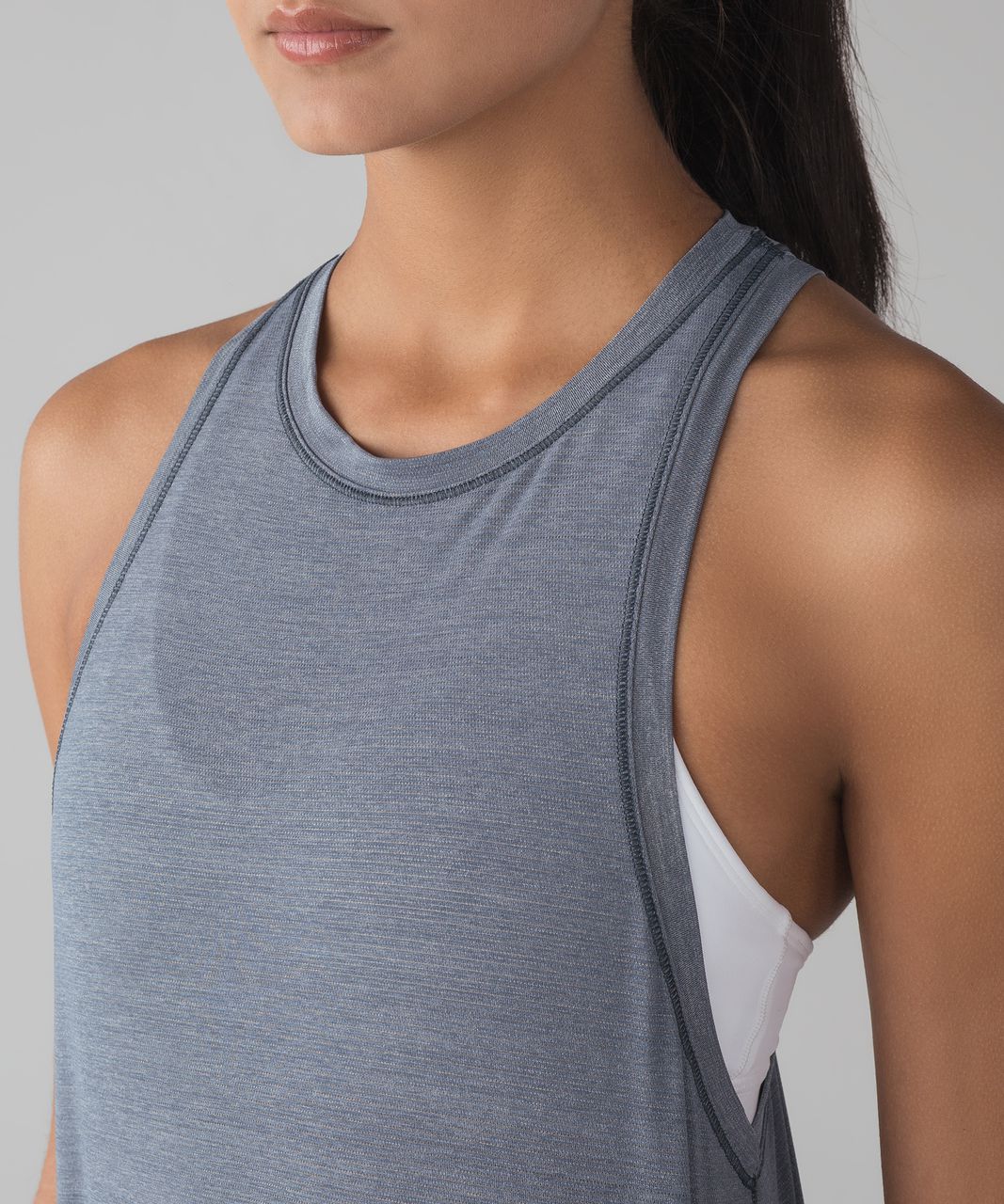 Lululemon Hot Like Agni Singlet - Heathered Sterling