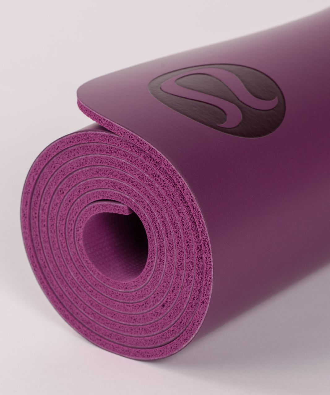 Lululemon The Reversible Mat 5mm (Taryn Toomey Collection) - Misty Mauve /  Porcelain Pink - lulu fanatics