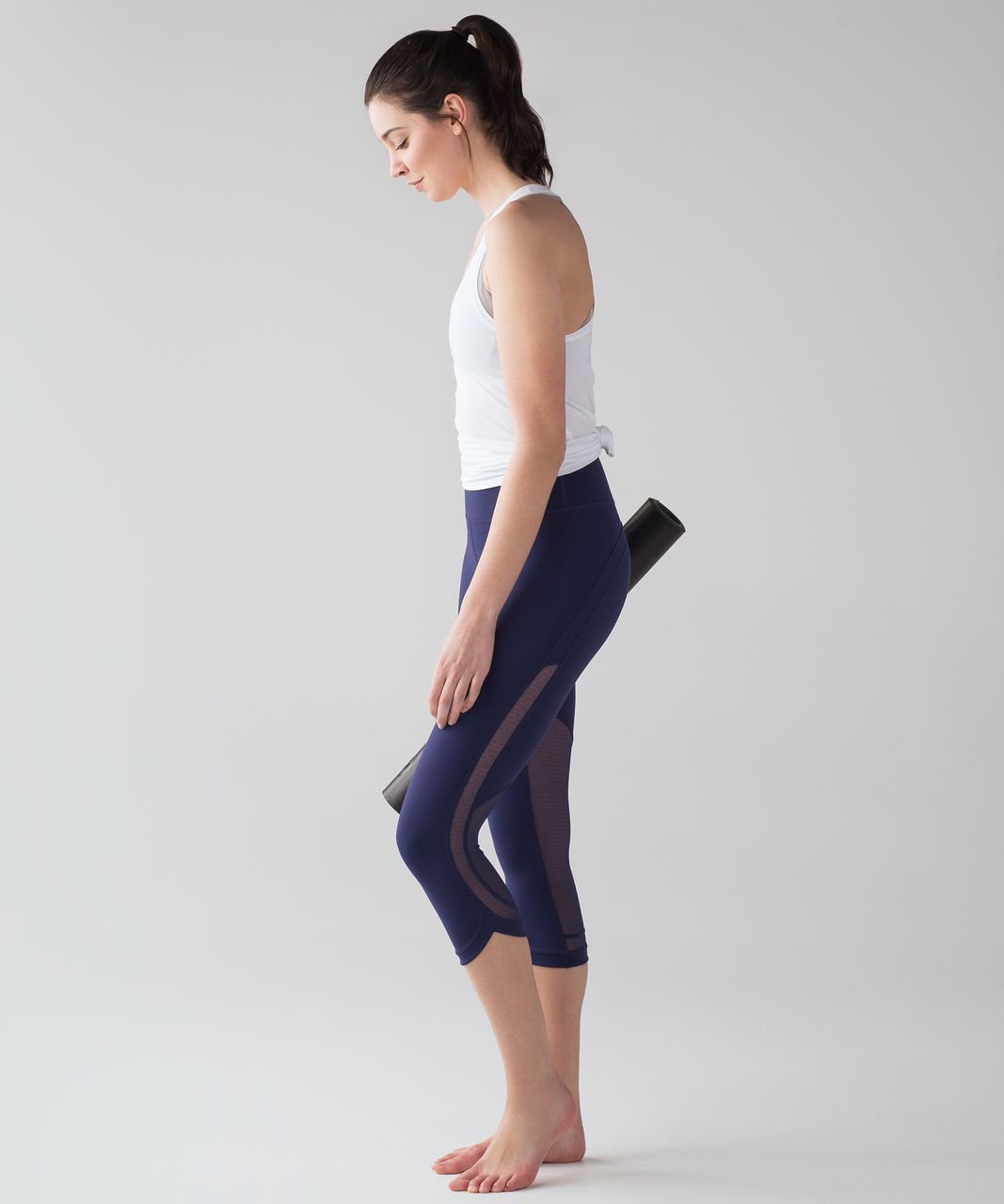 Lululemon Revitalize Crop (21") - Blueberry Jam