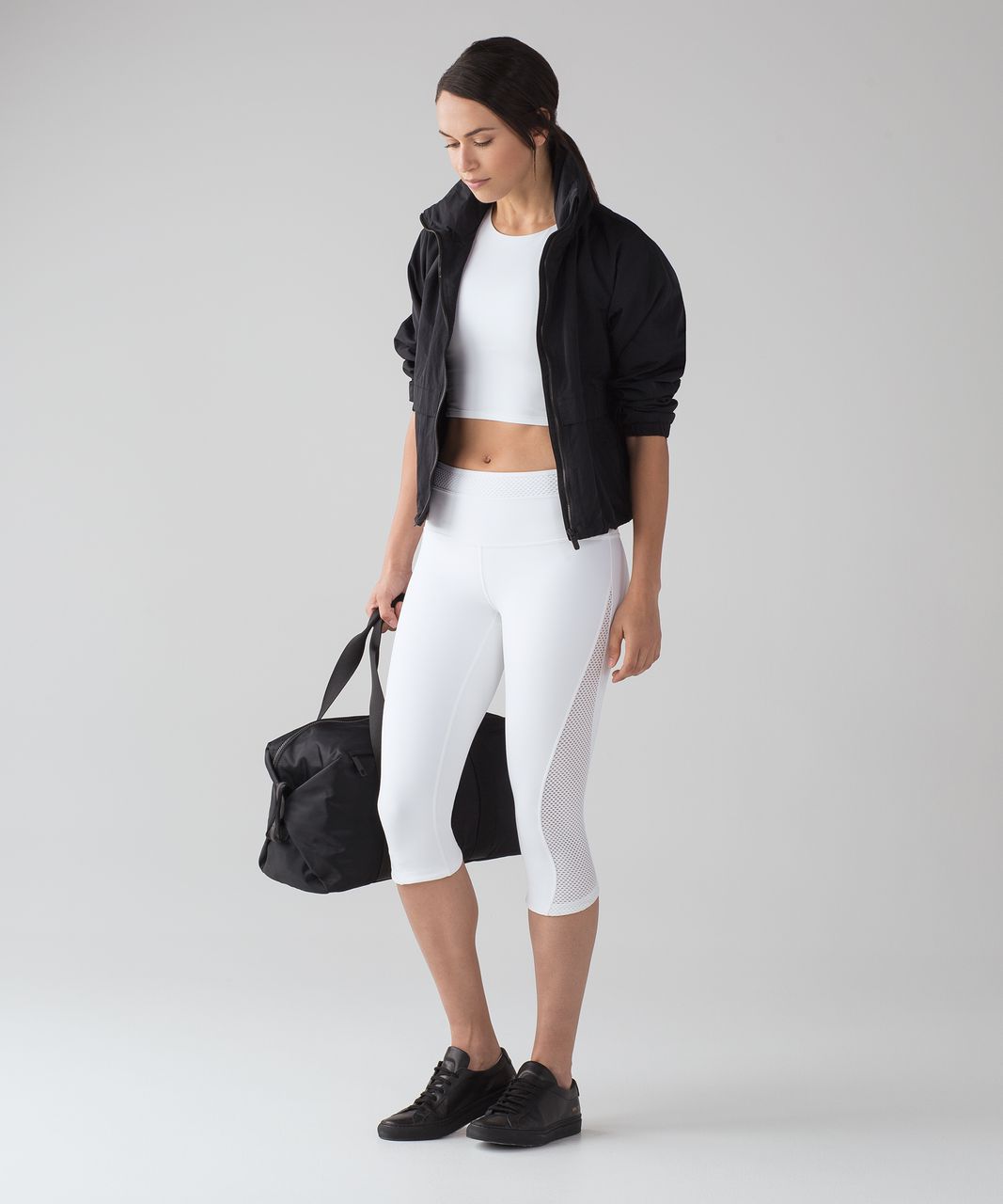 Lululemon Keep Score Crop (17") - White