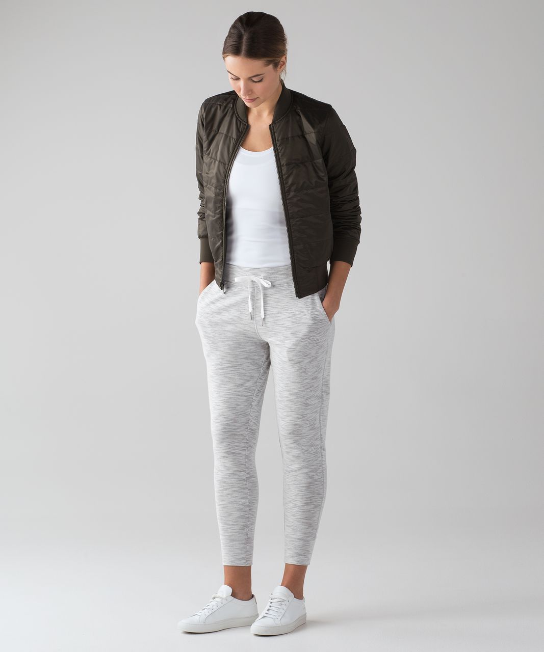 Lululemon More Than Modal Pant - White / Black