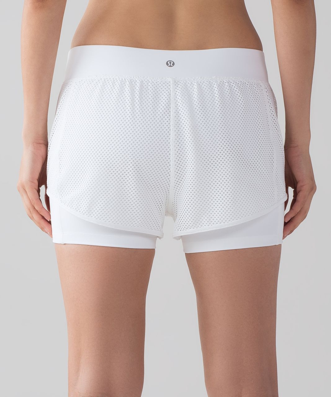 Lululemon Keep Score Short (4") - White