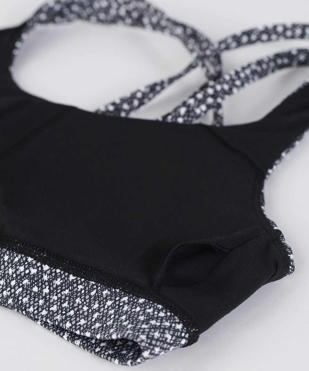 Lululemon Energy Bra - Frozen Fizz White Black