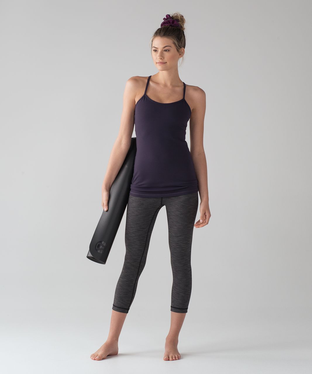 Lululemon Power Y Tank (Luon) - Black Grape