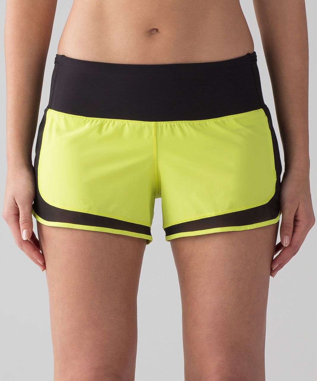 Lululemon Mind Over Miles Short (3.5) - Antidote / Black - lulu fanatics