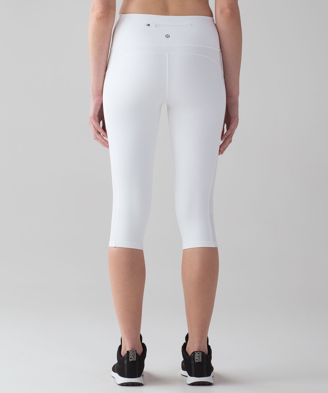 Lululemon Mind Over Miles Crop (17" ) - White