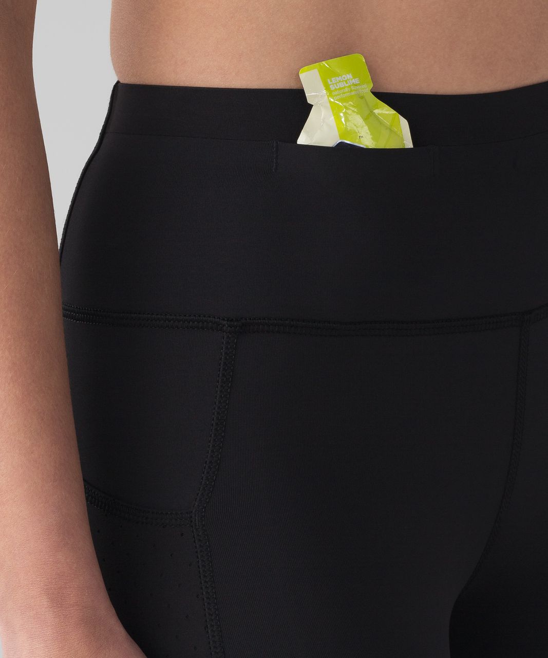 Lululemon Mind Over Miles Crop (17" ) - Black