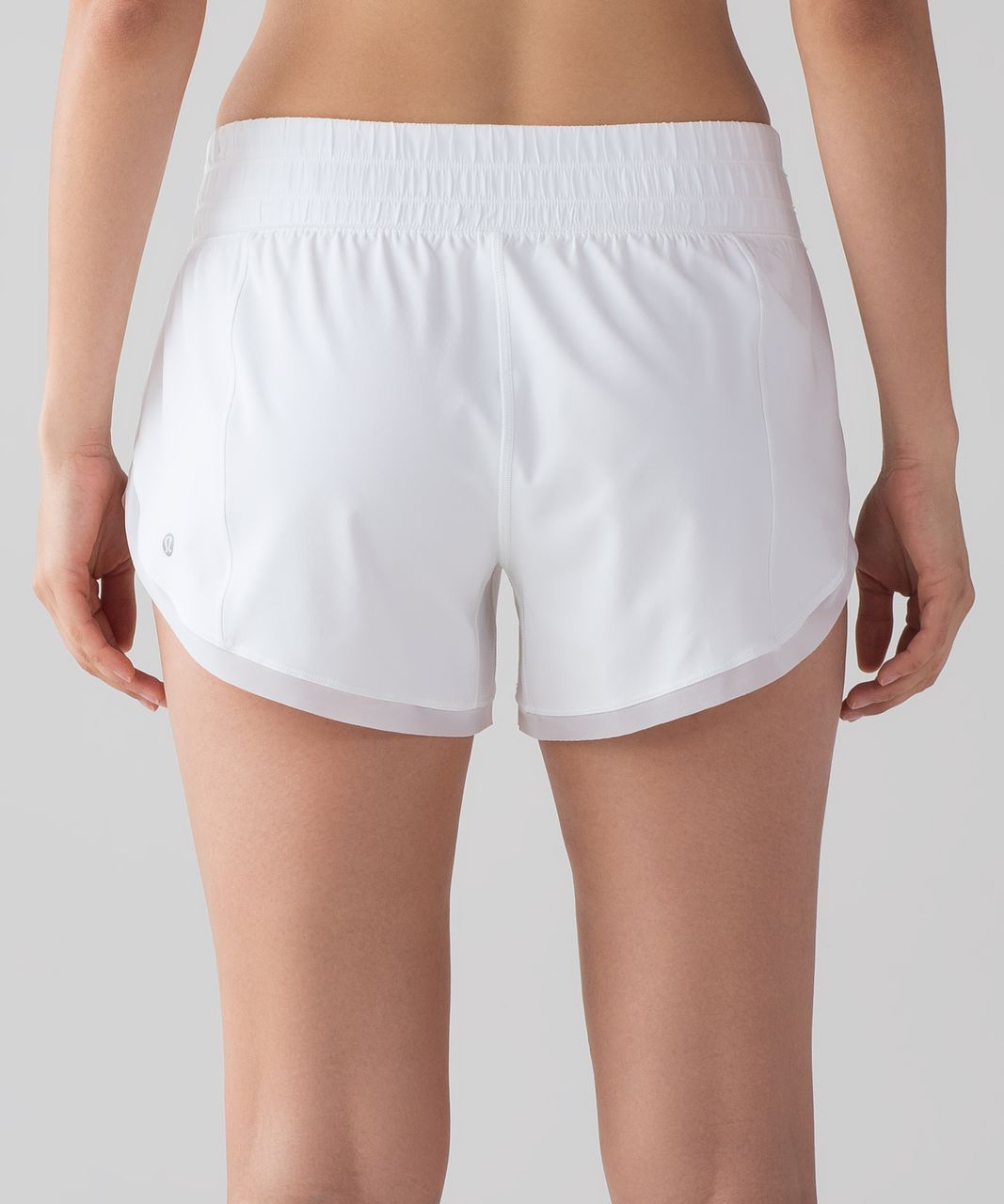 white lululemon shorts