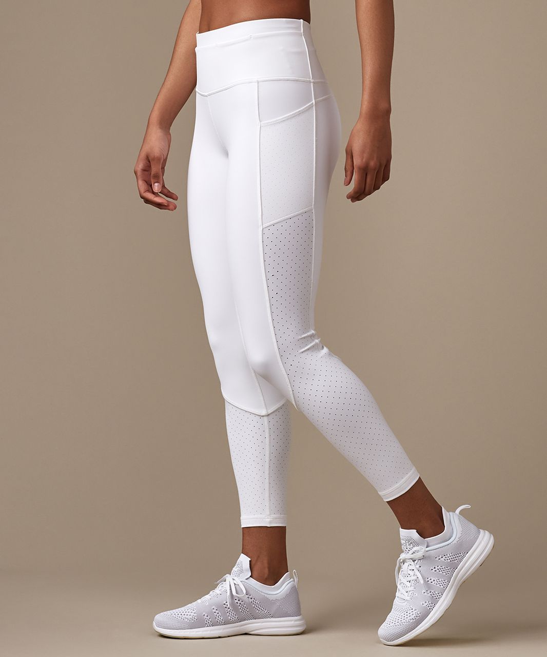 Lululemon Mind Over Miles Tight (25) - White - lulu fanatics