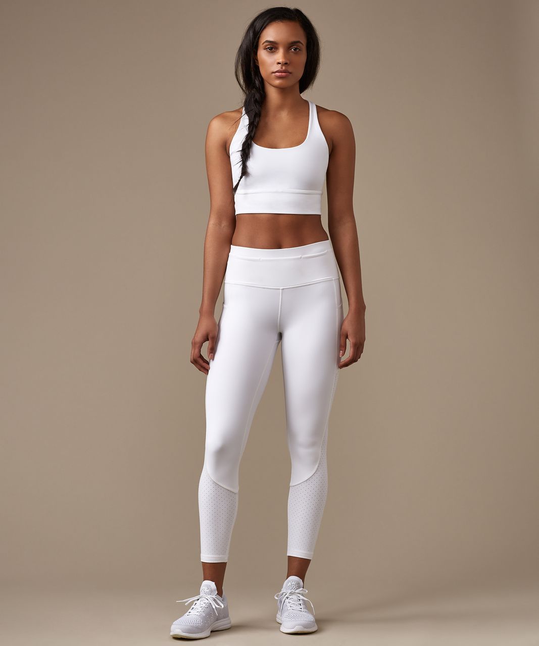 Lululemon Mind Over Miles Tight (25") - White