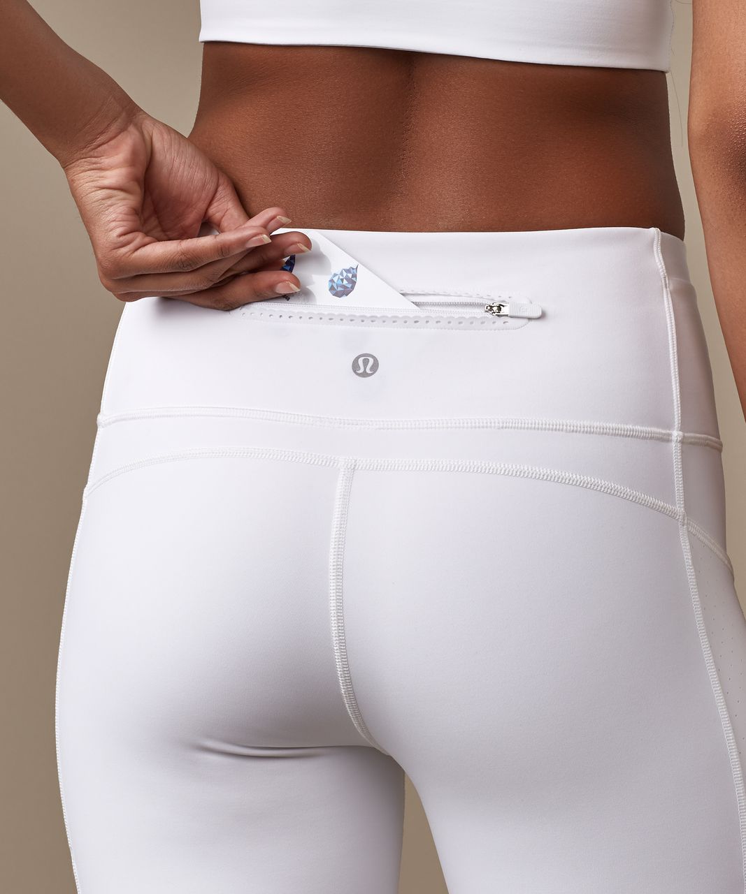 Lululemon Mind Over Miles Tight (25) - White - lulu fanatics