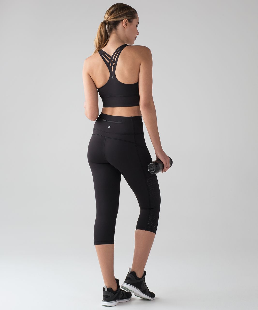 Lululemon Mind Over Miles Bra - Black (First Release)