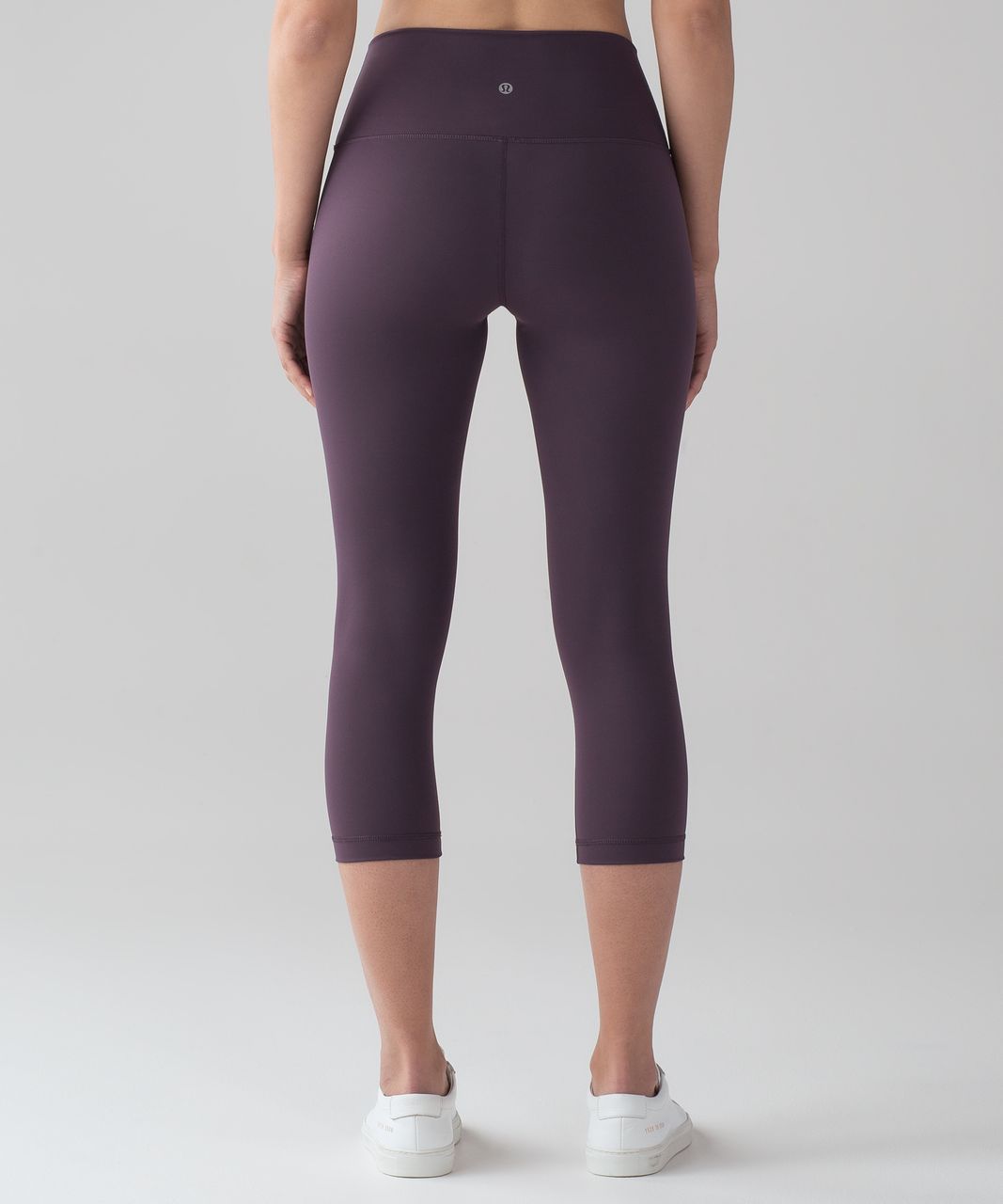 Lululemon Wunder Under Crop (Hi-Rise) (Full-On Luxtreme 21") - Black Currant